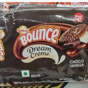 Sunfeast Bounce Dream Cream Biscuit Mrp 20 | Set of 12