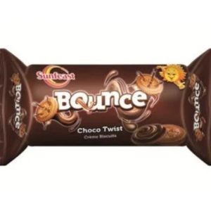 Sunfeast Bounce Choco Twist Cream Biscuit Mrp 5 | Set of 12