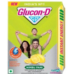 Glucon-D Nimbu Pani 200gm | Set of 84 | Mrp 89