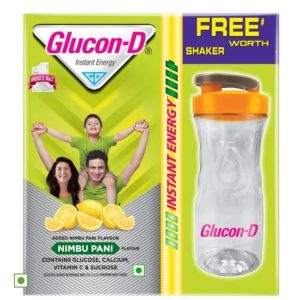 Glucon-D Nimbu Pani 450g Offer Get Free Shaker| Set of 36 | Mrp 219